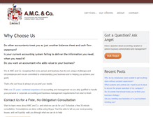 Tablet Screenshot of amcaccounting.com